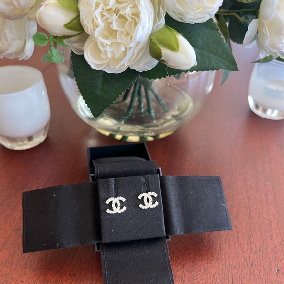 Chanel CC earrings purchased at Chanel in Nordstrom flagship store - Picture 2 of 6